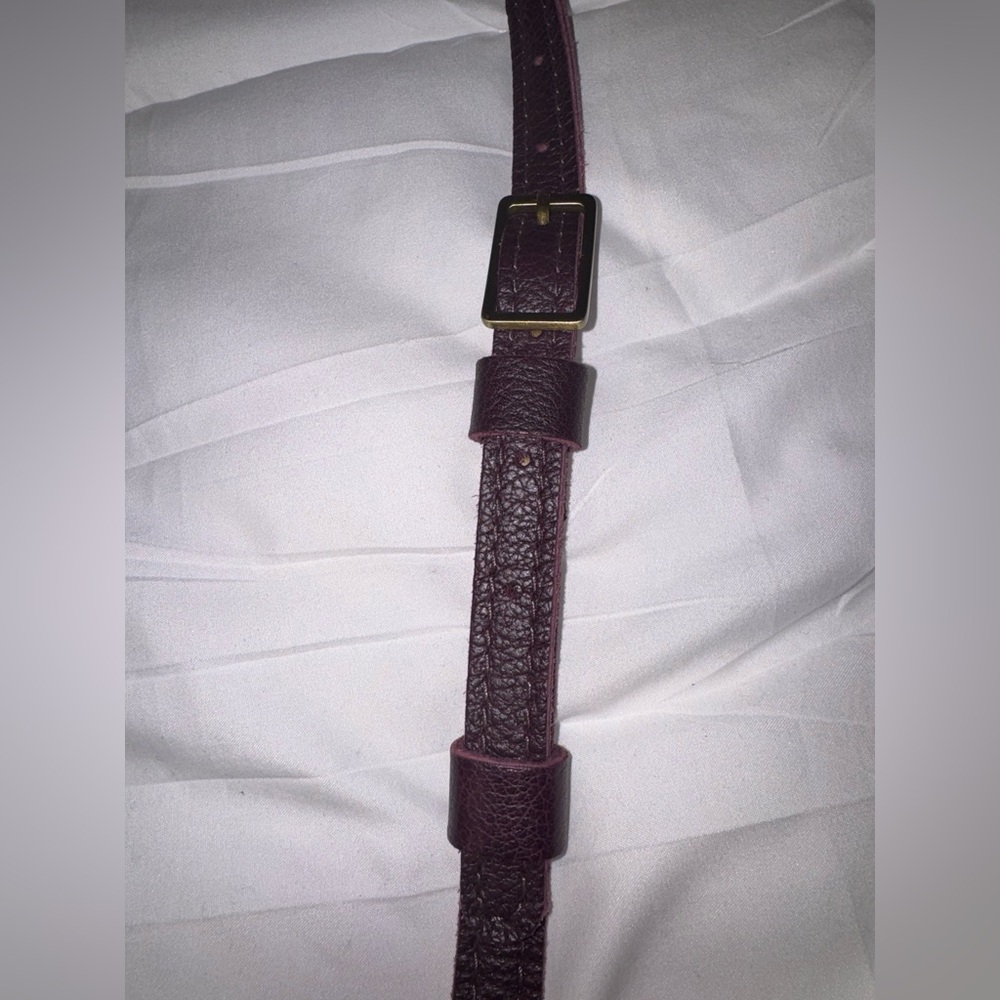 Portland Leather Poppy Classic Bag in Plum EUC - Picture 9 of 9